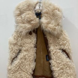 POLO Ralph Lauren shearling vest girls size 6Y